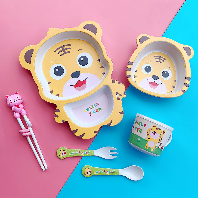 Baby Food With Fiber - Ensemble de vaisselle en fibre de