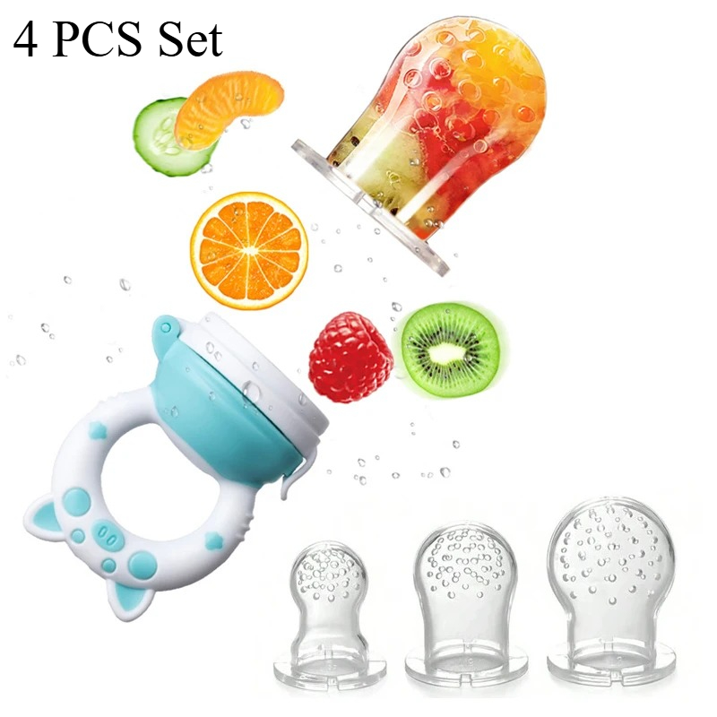 Baby Food Diet - Lot de 4 sucettes d'alimentation en