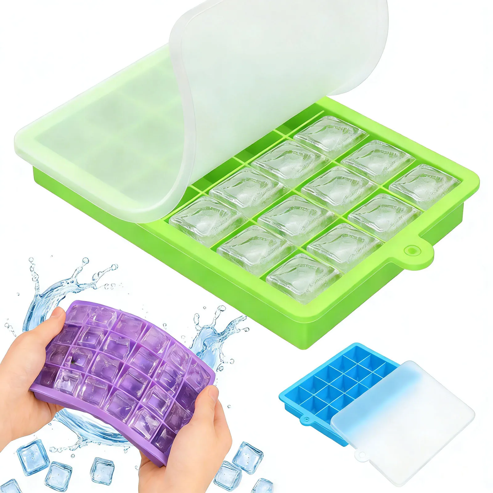 Baby Food Freezer Tray - Moule à glaçons en silicone à