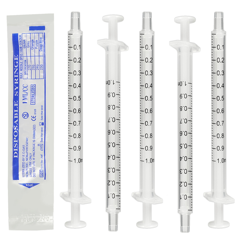Baby Food Allergy Rash - Seringue jetable stérile de 1ml, sans