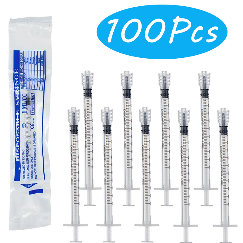Baby Food Allergy Rash - 100 seringues stériles Luer Lock de