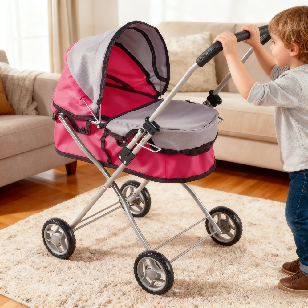 Baby Food Doll - Poussette de poupée pliable pour enfants,