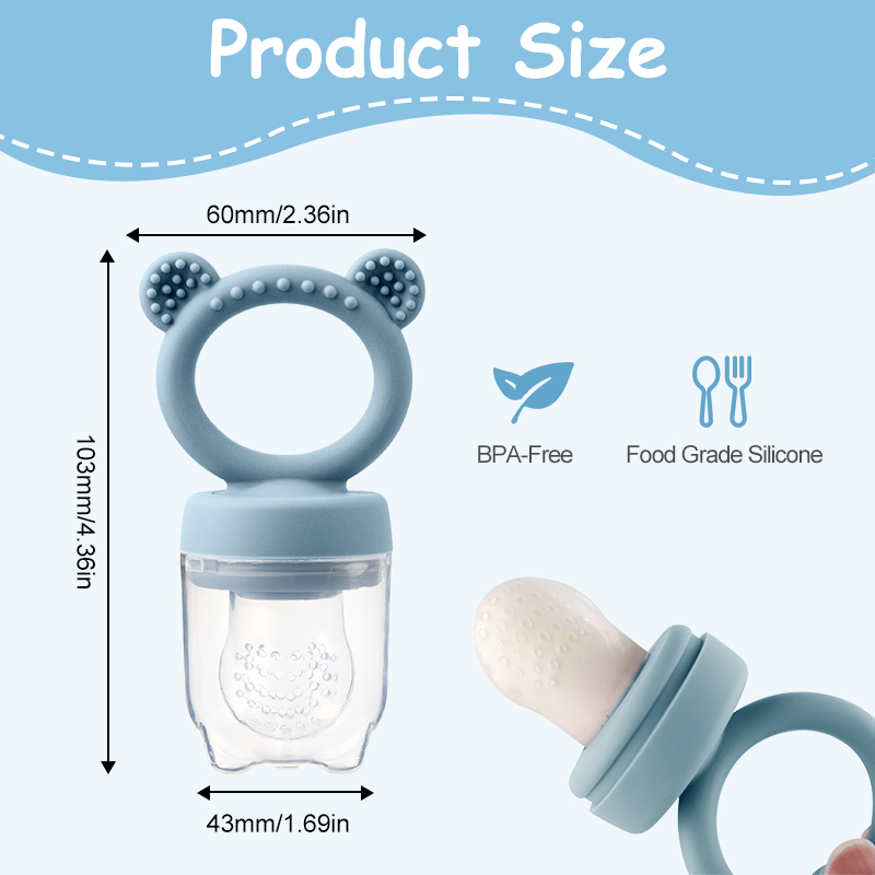 Sucette en silicone en forme d - Baby Food Diet avis et prix