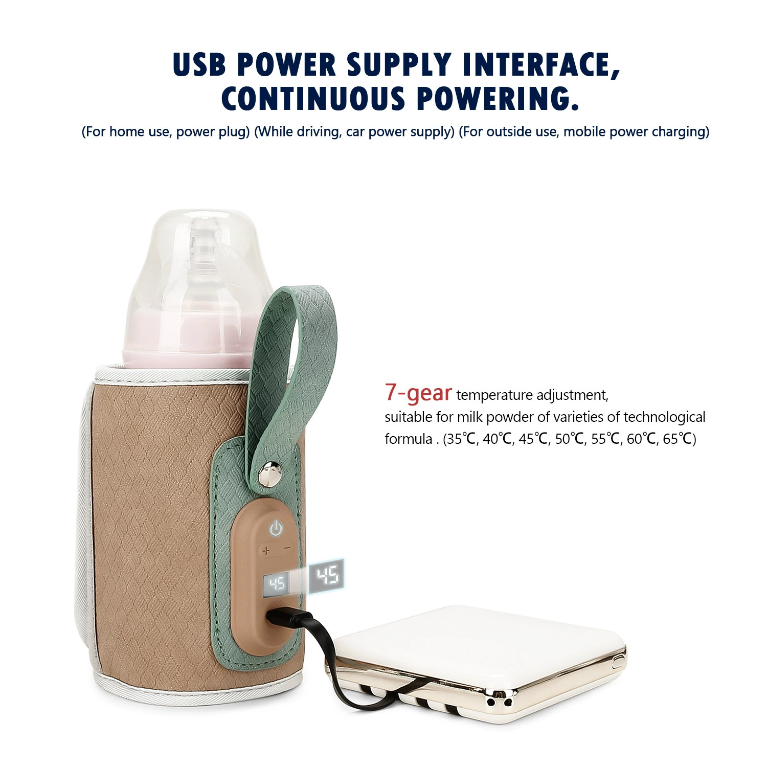 Sac chauffe-biberon USB portab - Baby Food With Fiber avis et prix