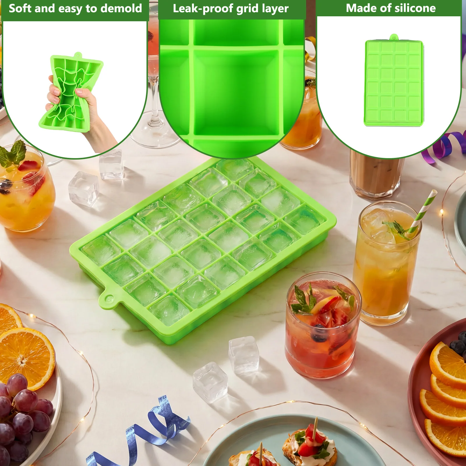 Moule à glaçons en silicone à  - Baby Food Freezer Tray avis et prix