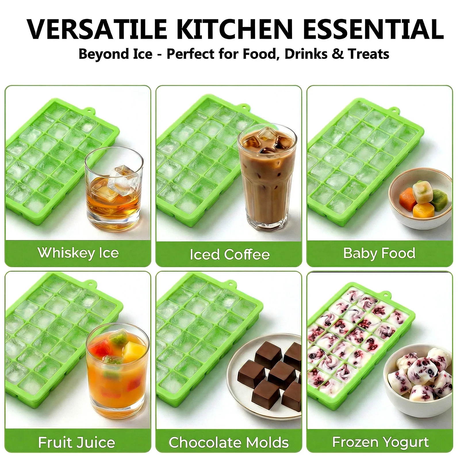 Moule à glaçons en silicone à  - Baby Food Freezer Tray avis et prix