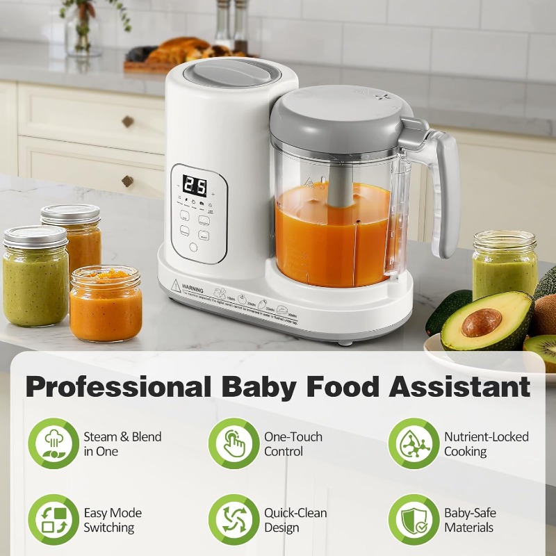 Robot Cuiseur Mixeur 4-en-1 po - Baby Food Youtube avis et prix