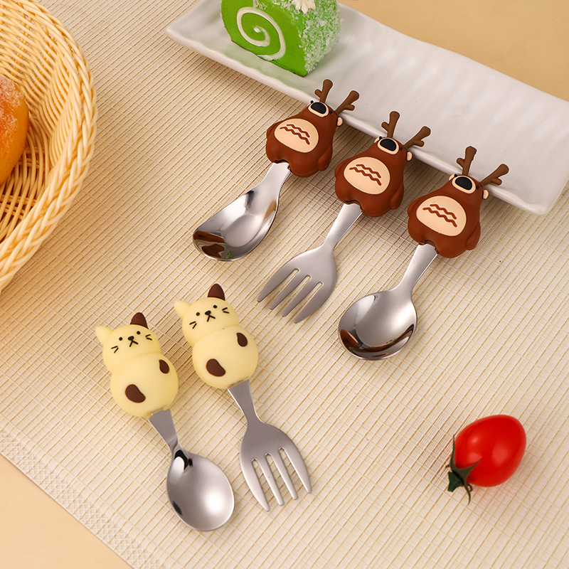 Ensemble cuillère et fourchett - Baby Food Knife Set avis et prix