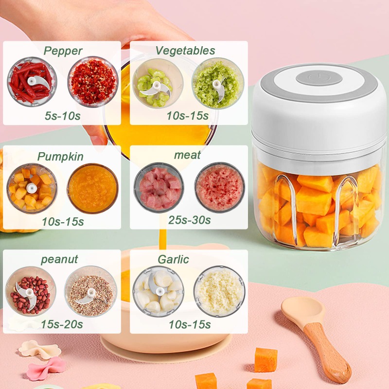 Hachoir à ail électrique 250 m - Baby Food Grinder Machine avis et prix