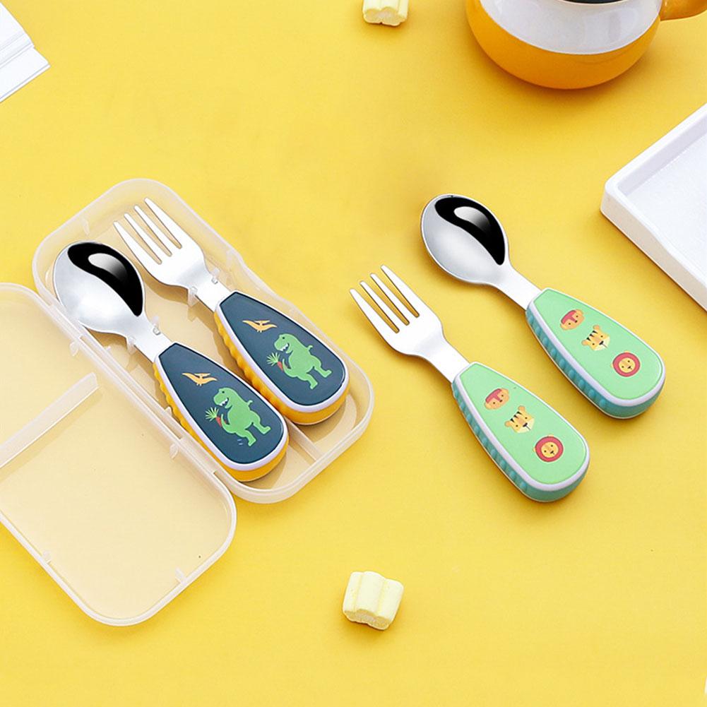 Cuillère fourchette à manche c - Baby Food Knife Set avis et prix