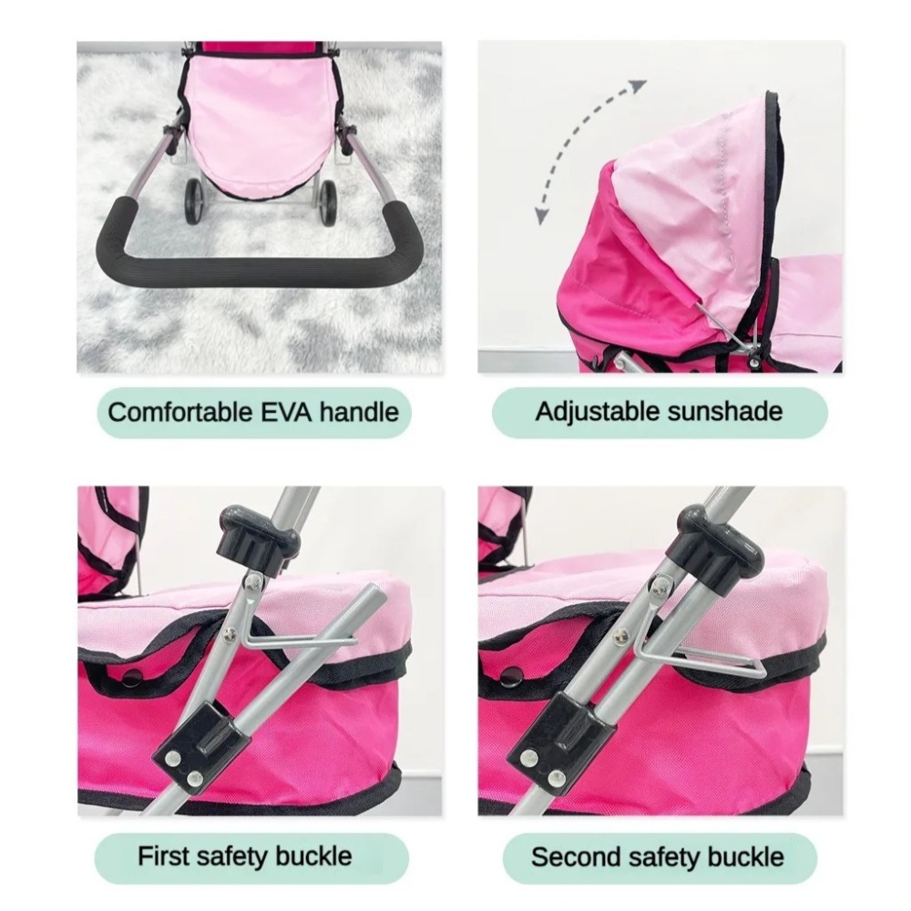 Poussette de poupée pliable po - Baby Food Doll avis et prix