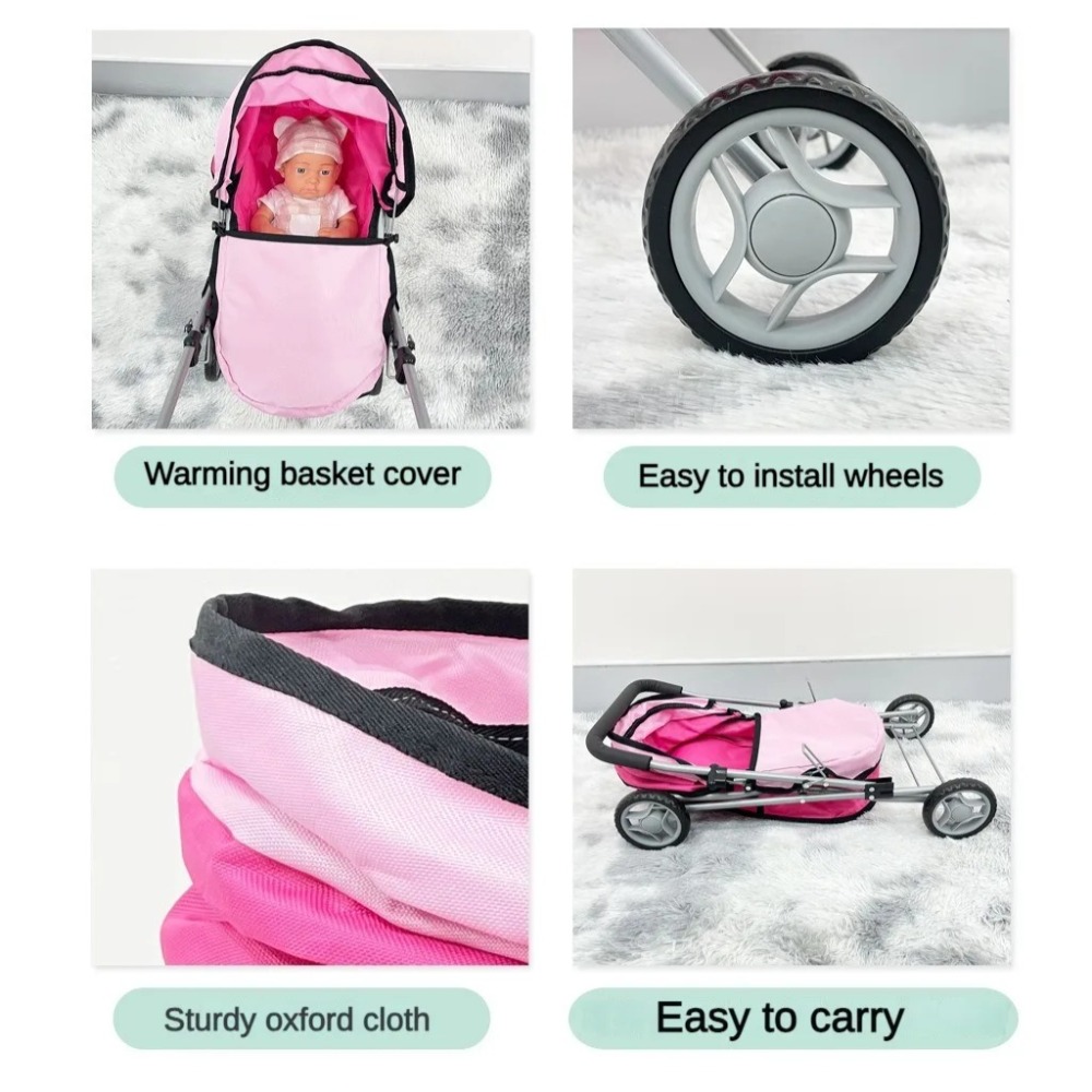 Poussette de poupée pliable po - Baby Food Doll avis et prix
