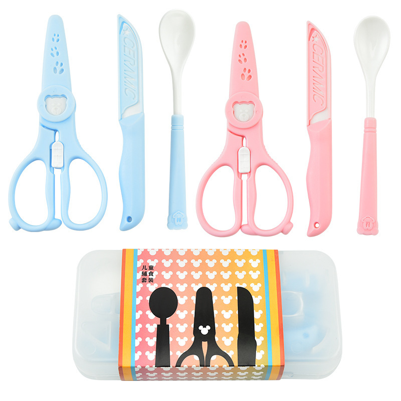 Ensemble de trois ustensiles e - Baby Food Knife Set avis et prix